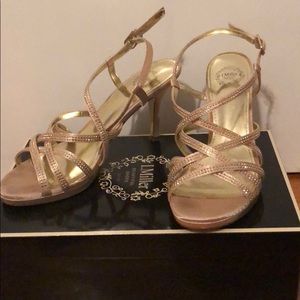 I.Miller Gold Heels